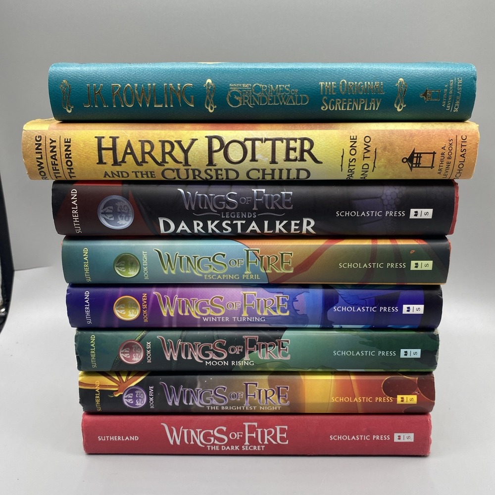 Wings of Fire Harry Potter Books Novel hardback cursed child J.K Rowling lot 8